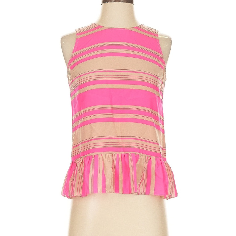 Anthropologie: Amanda Upichard Silk Peplum Top